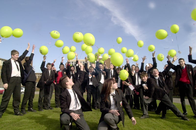 St George's School Balloon  launch 