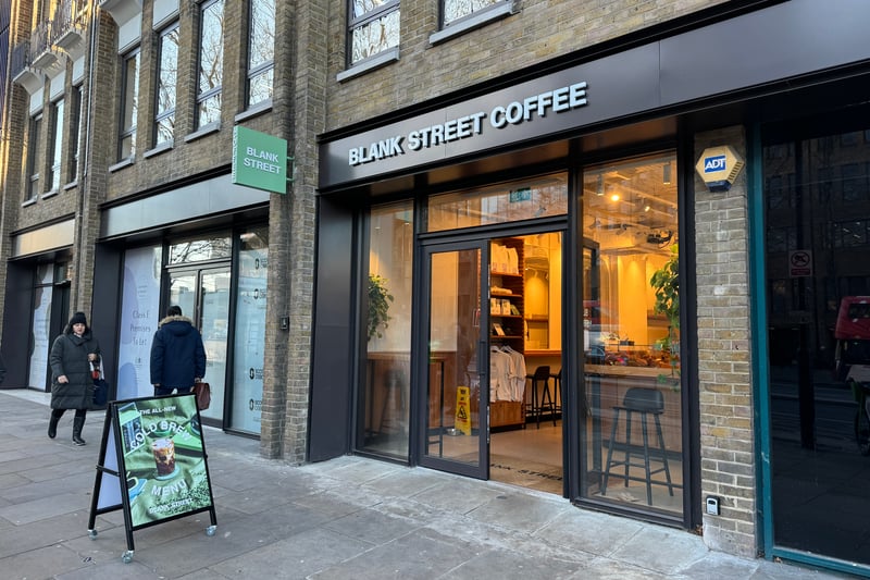 The growing Blank Street Coffee chain opened in Upper Street in 2023.