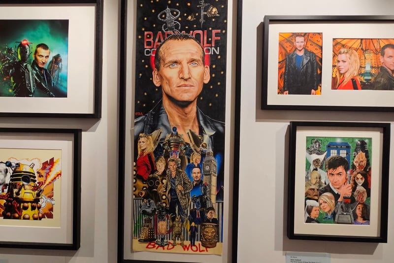 Christopher Eccleston played a crucial role in the revival of Doctor Who in 2005 as he played the ninth Doctor for one season, marking the start of the New Who era. The artwork featuring Eccleston refers to crucial plots of the season he played.
