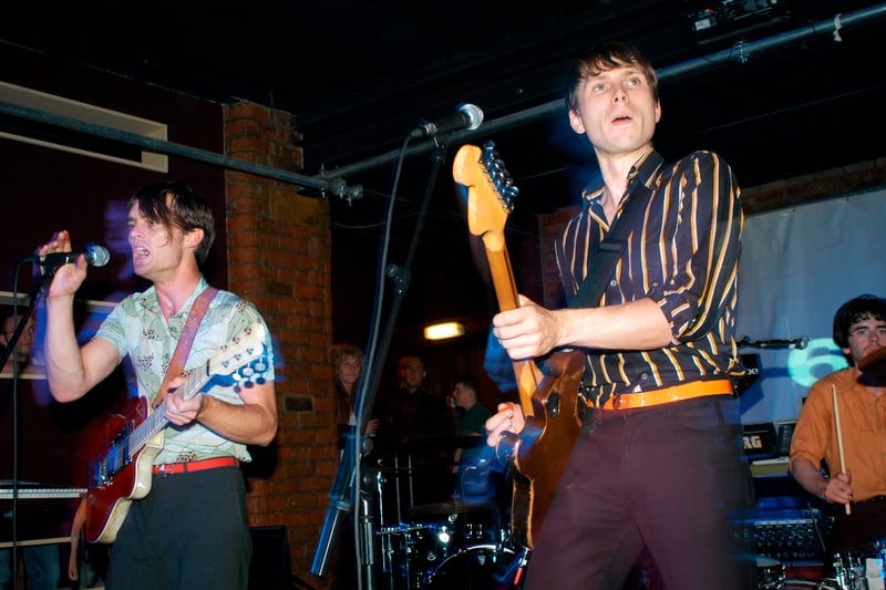 After multiple appearances at venues around Glasgow, Franz Ferdinand performed at Barfly in March 2003, six months before the release of their debut single 'Darts of Pleasure'. 