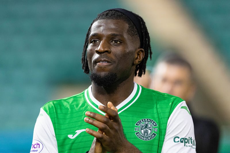 The defender has a year to run on his Hibs terms.