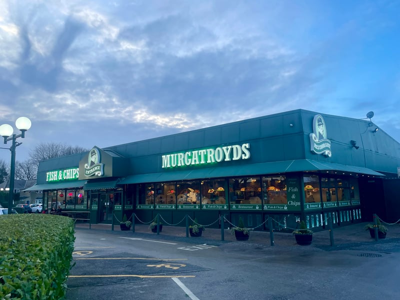 Murgatroyds, located in Yeadon, has a rating of 4.5 stars from 2,265 TripAdvisor reviews. A customer at Murgatroyds said: "Just the best fish & chips there is. Never fails. Absolutely worth every penny. Tasty & cooked to perfection."