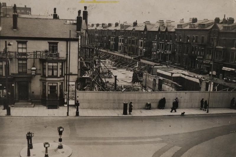 An interesting picture dated November 1938. Bank Hey Street and Albert Street. The caption says: "One of the biggest land deals in Blackpool of recent years is that which has involved the clearance of property in the heart of the Central Station area. Before long, according to present plans, another big modern store will rise on the corner site shown in the above picture. Marks and Spencer and the executors of the late Ald RB Mather are the principle in the transaction