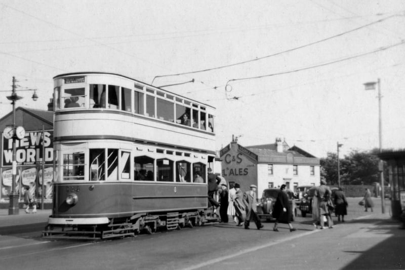 Blackpool tram No 158 near the Marton Depot. The Marton tram route ran down Waterloo Road from Talbot Square via Church Street and Whitegate Drive. It carried on to Middle Lane ( now Central Drive) and then onto Central Station. The Marton route opened in 1901 and closed in 1962