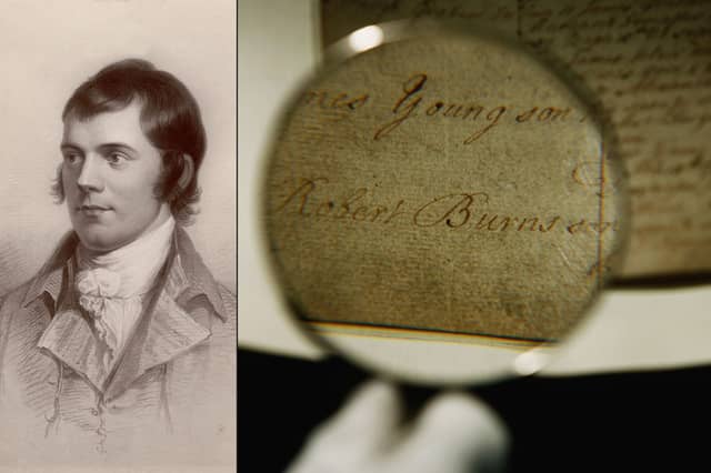 Robert Burns is one of Scotland's most famous figures.
