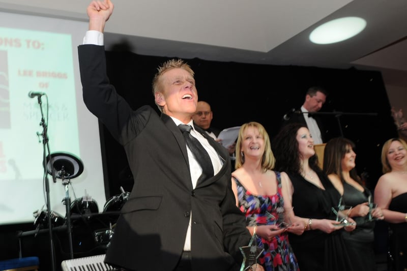 Lee Briggs had every reason to celebrate in 2010 when he was a winner in the Sunderland City Centre Retail Awards.