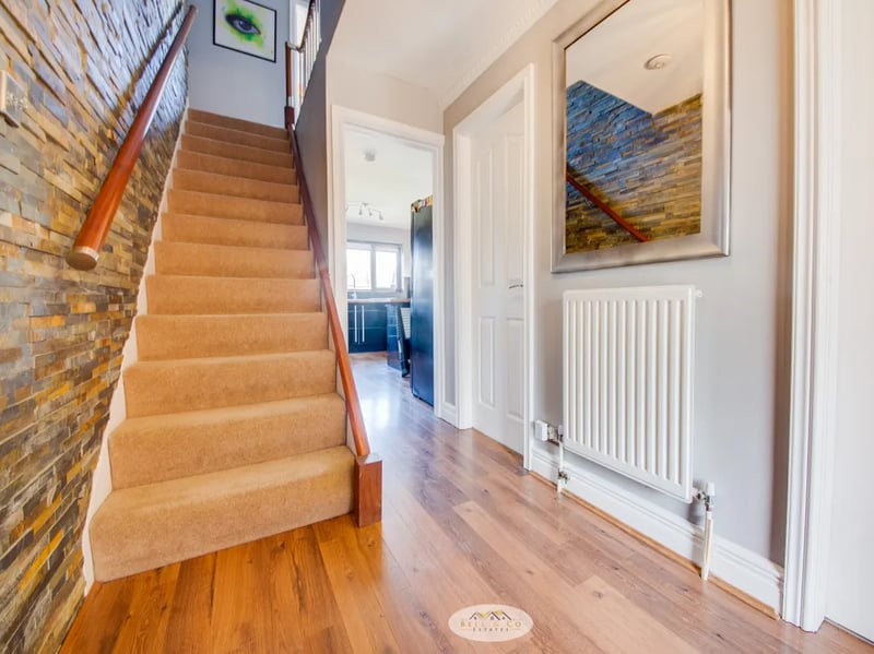 This house has two floors of bedrooms, reception rooms and more. (Photo courtesy of Zoopla)