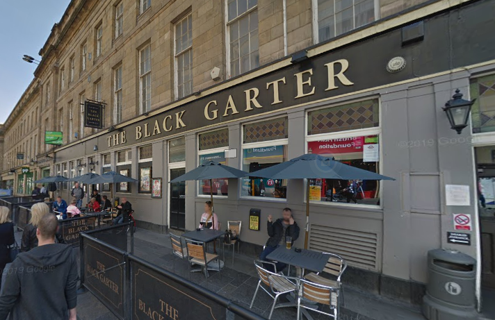 Drinkers at The Black Garter on Clayton Street can get a pint of John Smiths for £2.65.
