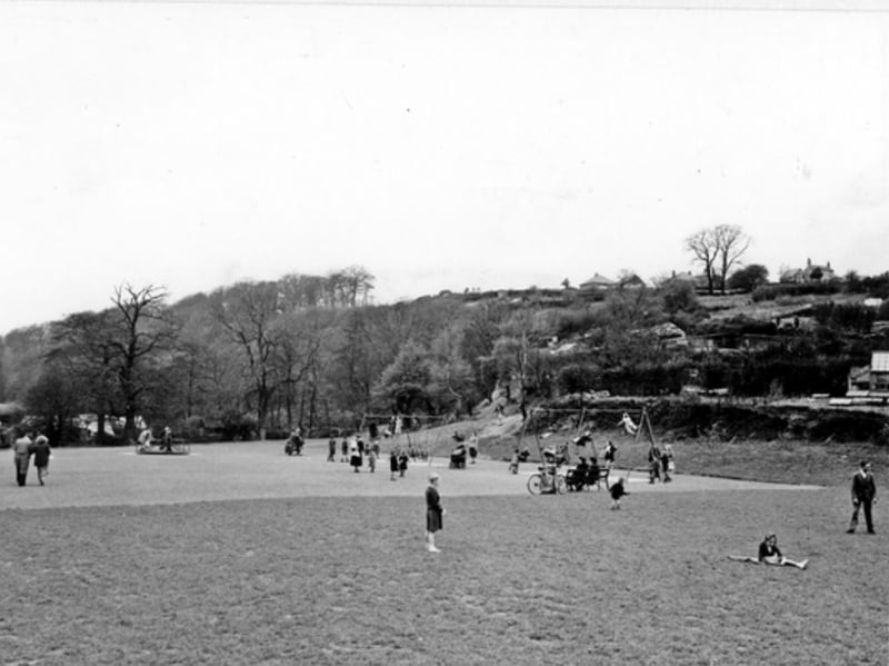 Rivelin Valley Playground, Hagg Lane, in May 1952