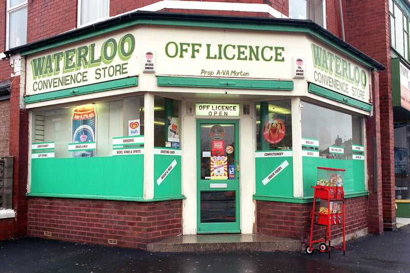 Exterior the the Waterloo Convenience Store on Waterloo Road, Blackpool, scene of a smash and grab raid earlier this week