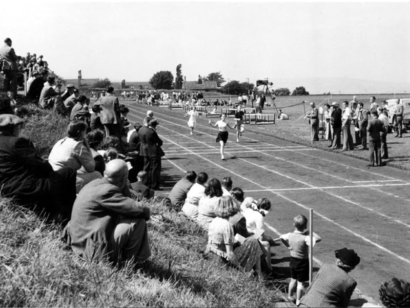 Sheffield School Sports Day, University Athletic Ground, Warminster Road, some time between 1960 and 1979