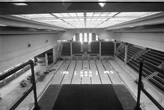 Derby Baths, a much-loved building which was demolished in 1990