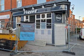 Work has started to turn The Hanover on Clarke Street, Broomhall, into flats.
