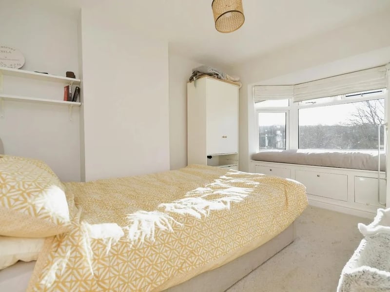 Bedroom 1 is the largest and benefits from the views out from the front of the property. (Photo courtesy of Zoopla)