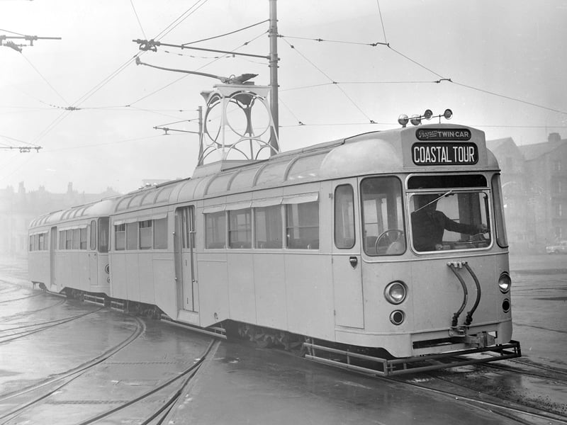 Testing the new trailer tram