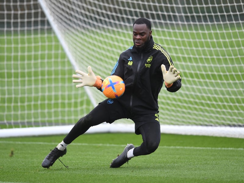 Ovie Ejeheri was signed on loan from Arsenal and is current serving as Pompey's first choice 'keeper.