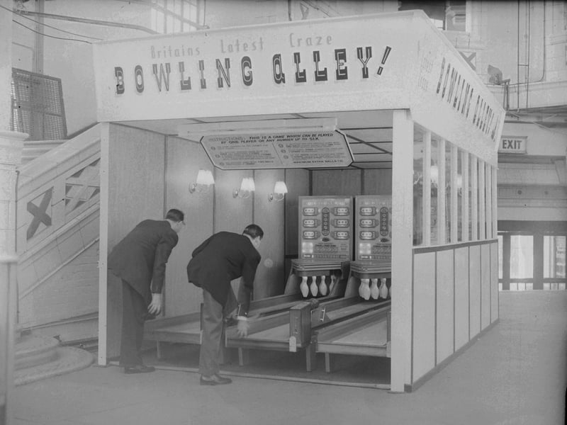 Bowling Alley at Blackpool Winter Gardens in 1959