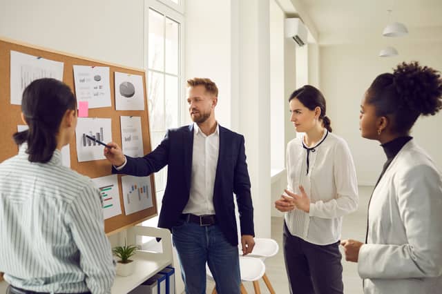 The average salary of a Project Manager is £45,593.