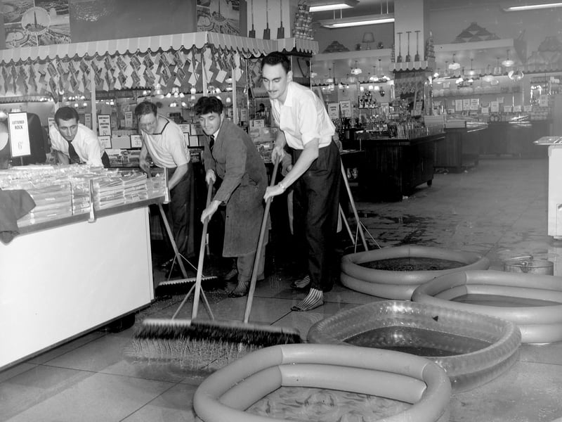 Floods at British Home Stores, 1959
