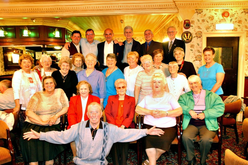These former pupils of Rectory Park School held a reunion at the National Reserve Club 21 years ago.