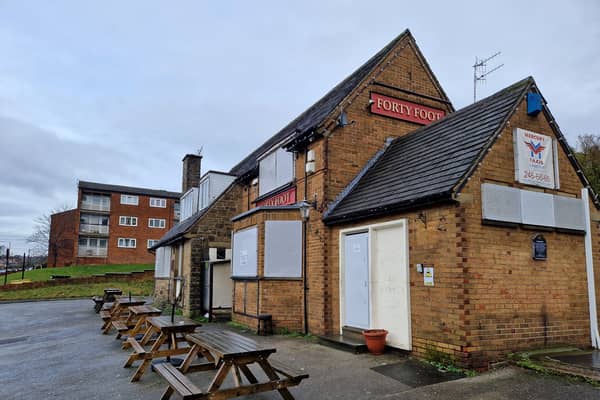 Plans have been revealed for the re-opening of the Forty Foot pub, popular with Sheffield Wednesday fans on matchdays. Picture: David Kessen, National World