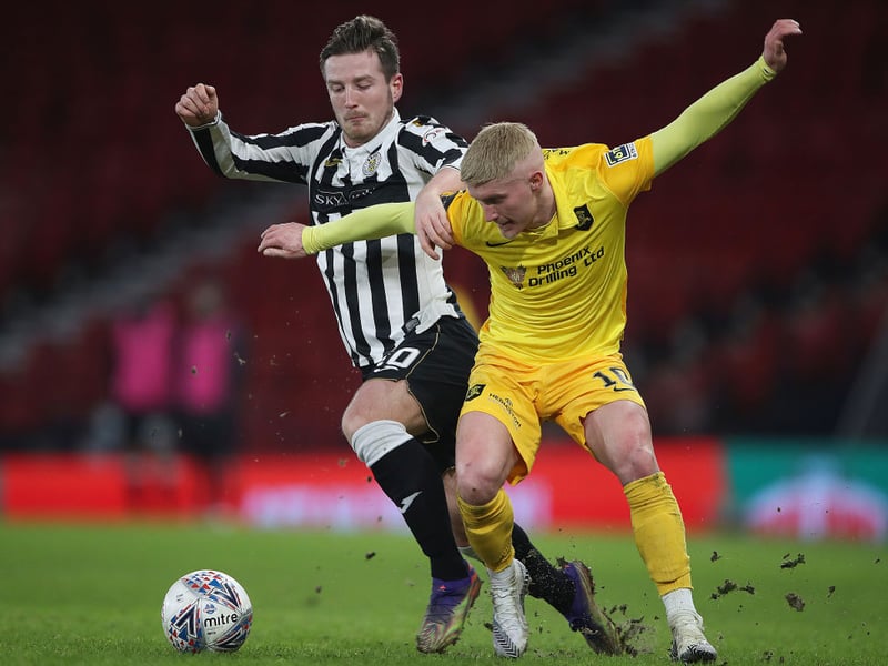 Like Barnes, Kyle McAllister was also brought in on a free, following his release from Forest Green Rovers.