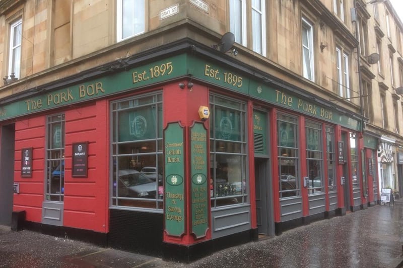 Traditional Scottish pub, The Park Bar in Finnieston, also made the Glasgow Bar Awards 2024 longlist