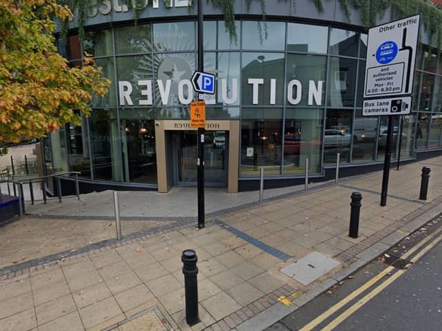 The £2.99 meal deal is on offer at Revolution Sheffield, which is based on Fitzwilliam Street in the city centre