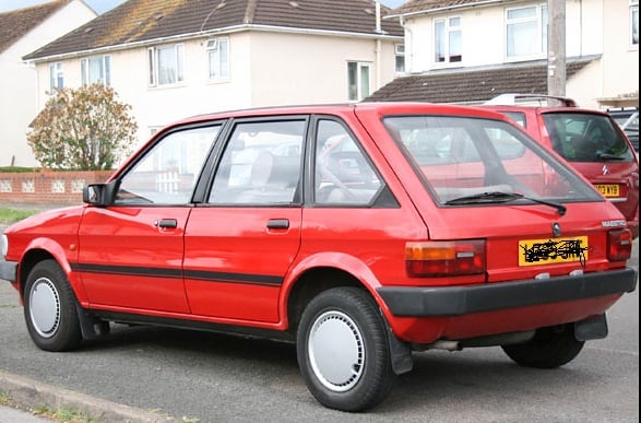 Produced by Leyland fron 1982 to ’86, this was seen as a salesman’s car, a fleet vehicle. It tops hotcars.com’s list. 
It says: “The Maestro failed in its efforts at being a more modern car for a more modern British Leyland. Early models were affected by the typical British Leyland build quality and reliability issues. At the end of the day, it was yet another British Leyland disappointment.”