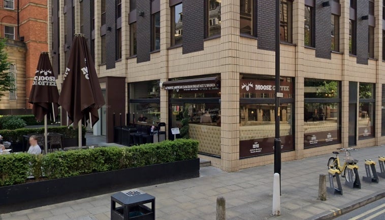 20 York Street and Piccadilly Station approach/ 4.5 stars from 3.3k reviews and 4.4 from 823 reviews respectively/ "Amazing food, lovely staff, great service, and comfy seats."
