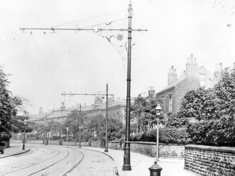 Wostenholm Road, Sharrow, pictured some time between 1920 and 1939