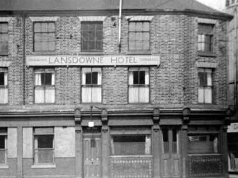 Lansdowne Hotel, Lansdowne Road and London Road, at the junction of Beeley Street, Sharrow, some time between 1920 and 1939