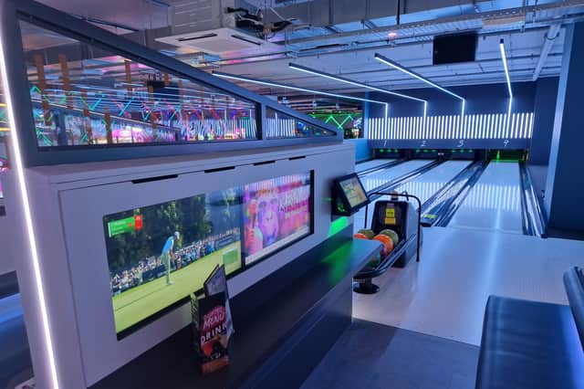 Bowling at Tenpin on Angel Street in Sheffield city centre
