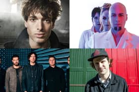 Some of the acts confirmed for the Tramlines 2024 festival in Sheffield, Paolo Nutini, The Human League, Jamie T and Snow Patrol