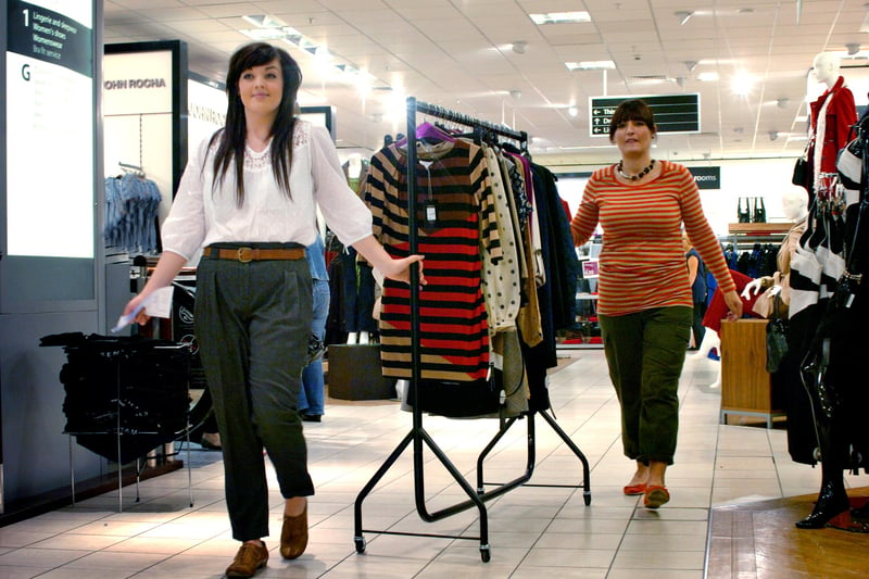 Justine Johnson and Chloe Rodgers, left, were launching the store's new Personal Shopper Service in 2011.