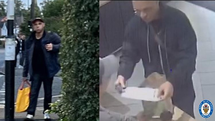 WMP statement: "Do you recognise this man?
We would like to speak to him with regards to a burglary at a home in Sutton Coldfield, on the evening of Sep 2, between 7.50pm and 8.05pm.
A man has forced his way through a rear window and stolen items."