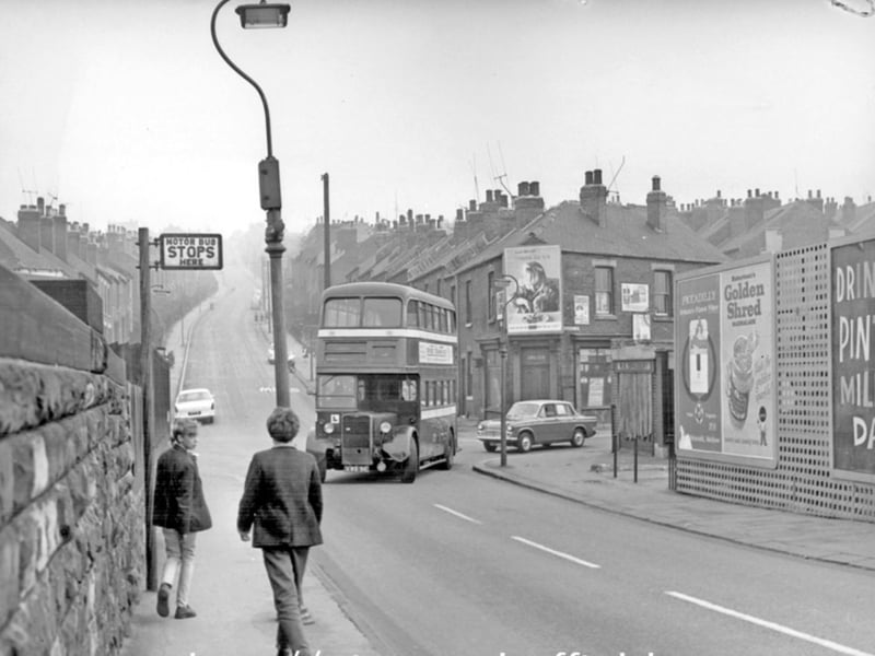 Myrtle Road at Havelock Bridge, looking towards the junction with Prospect Road, in October 1963