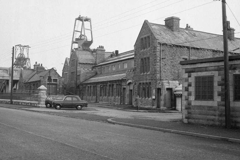 Whitburn pit in April 1968, shortly before it was closed forever.