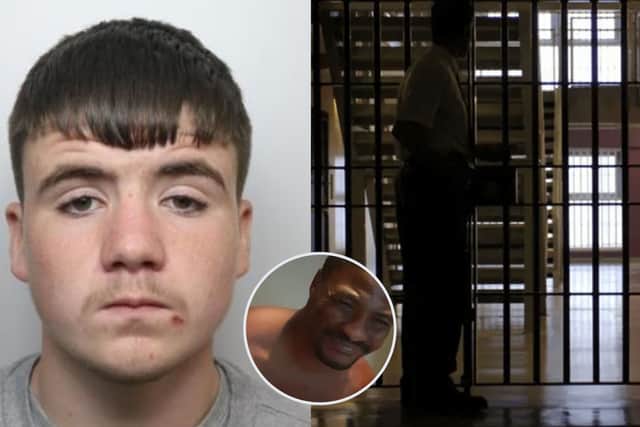 In March 2023, Richard Sampson and juvenile defendant, Boe Barton, then aged 17, were both sentenced to life imprisonment, after the pair were found guilty of the murder of Anthony Sumner (pictued inset) at the conslusion of Sheffield Crown Court trials. 