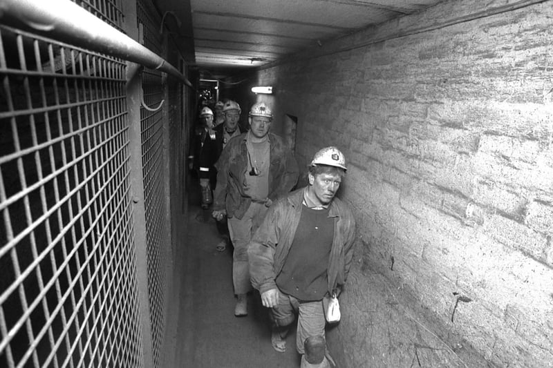 Forty miners were hauled 1,000 ft to the surface of Dawdon Colliery at the stroke of midday on July 25, 1991 - bringing to an end 84 years of mining history.