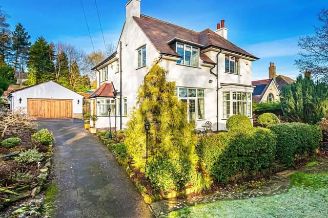 This large home is being sold in one of Sheffield's priciest neighbourhoods. (Photo courtesy of Zoopla)