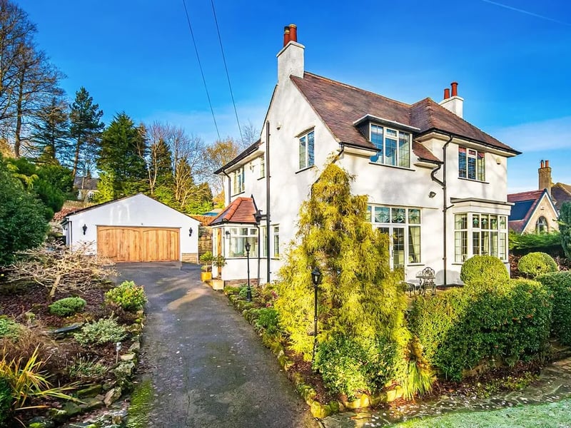 This large home is being sold in one of Sheffield's priciest neighbourhoods. (Photo courtesy of Zoopla)