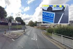 Broom Road has been closed after a police incident this morning. Picture: Google