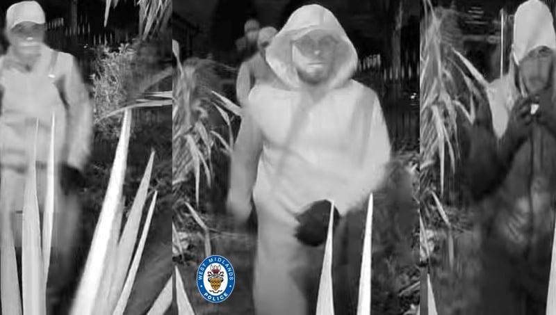WMP statement: "Do you recognise these three men?
We would like to speak to them after a home was burgled in Yardley.
After entry was gained to the property gold jewellery was stolen as well as watches and a quantity of cash. Anyone who thinks they may know who these men are can contact us via Live Chat on our website or by calling 101 quoting crime reference number 20/854167/23.
Alternatively call Crimestoppers anonymously on 0800 555111."