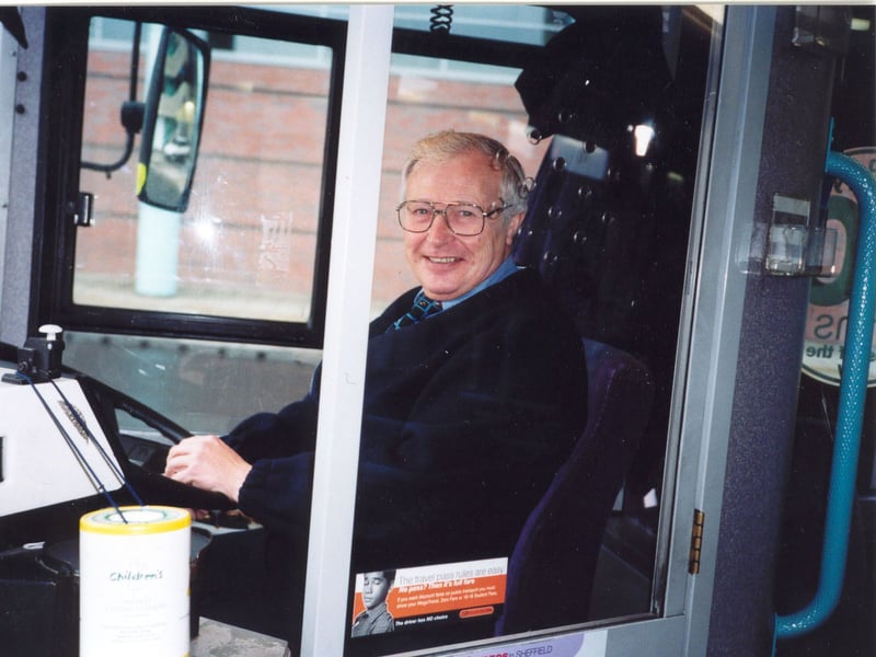 Derek Russell, from Crookes, Sheffield, who set himself the target of raising £10,000 for the Children's Appeal charity before he retired in 2006