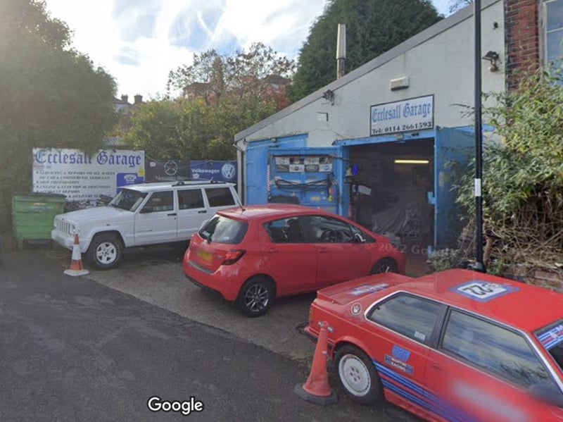 Ecclesall Garage on Murray Road was rated as 4.9, from a total of 313 reviews. Picture: Google
