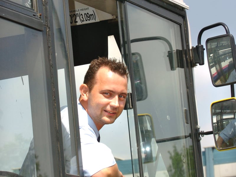 Martin Mailnowski, a Sheffield bus driver with the First Group