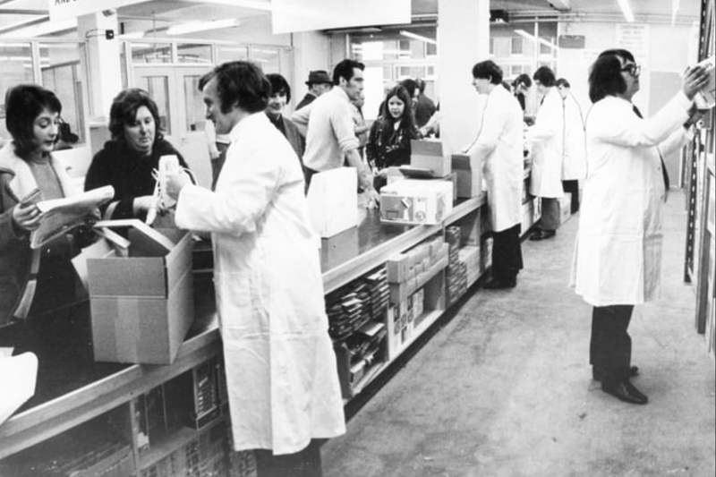 Perhaps your day would include a trip to the new Comet discount centre in Jarrow, pictured in 1973. 