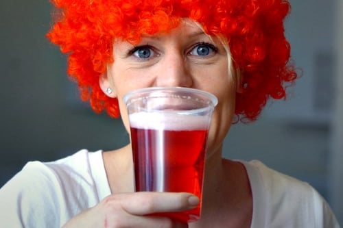 Jane Davison tried her hand at the Big Red Guzzle in 2011.
It was one of the of events organised by staff at Northumbrian Water's Durham headquarters who were doing something funny for money.