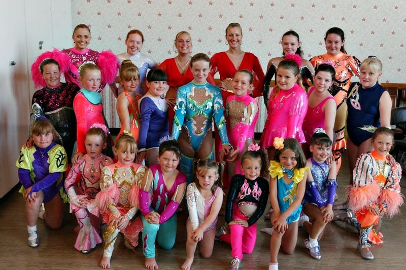 Dancers from the Julie Donachie School joined forces with the Jolly Girls to raise money for the ENT department at Sunderland Royal Hospital in 2003.